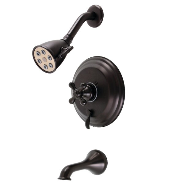 Tub and Shower Faucet, Oil Rubbed Bronze, Wall Mount